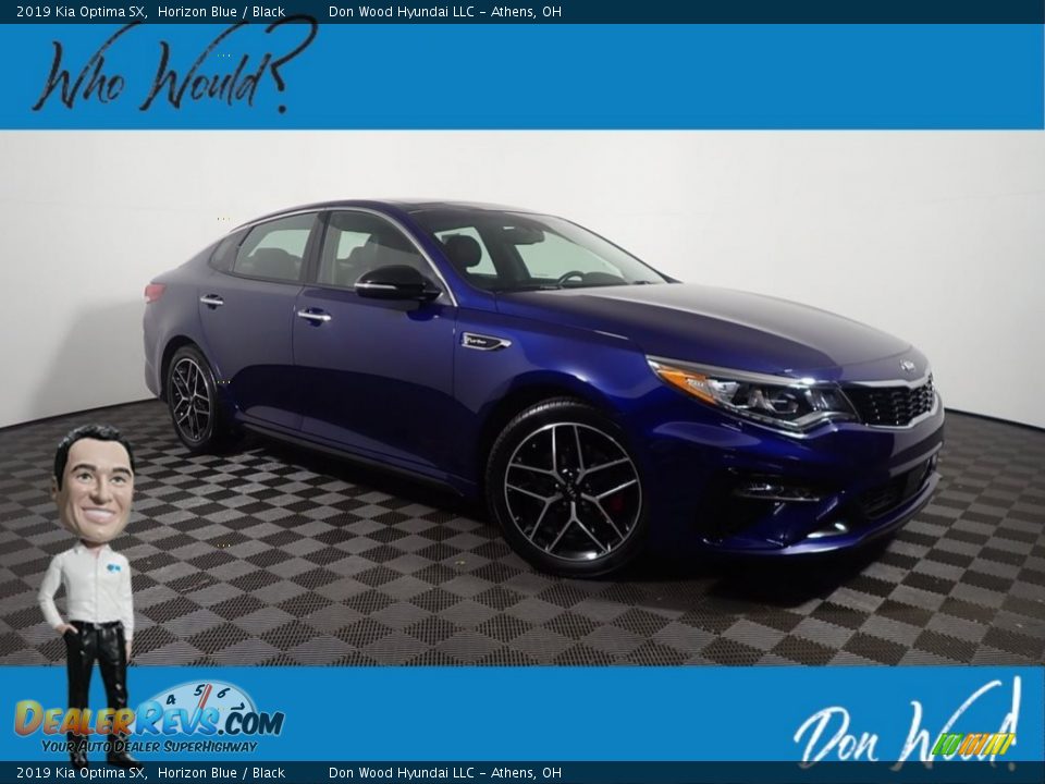 2019 Kia Optima SX Horizon Blue / Black Photo #1