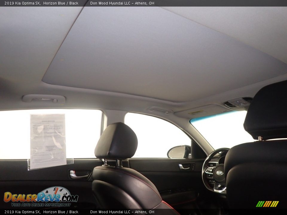 2019 Kia Optima SX Horizon Blue / Black Photo #2