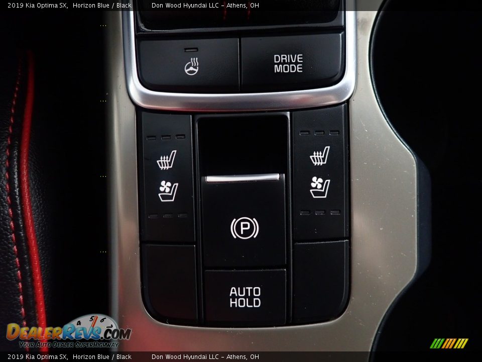 2019 Kia Optima SX Horizon Blue / Black Photo #4
