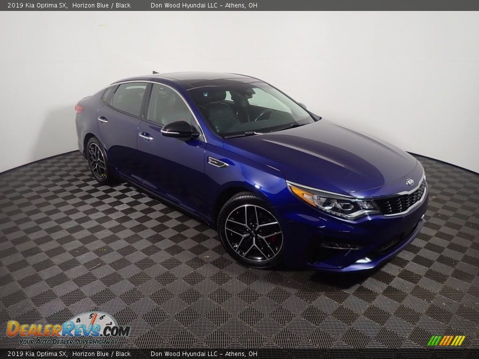2019 Kia Optima SX Horizon Blue / Black Photo #6