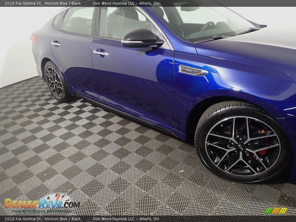 2019 Kia Optima SX Horizon Blue / Black Photo #7