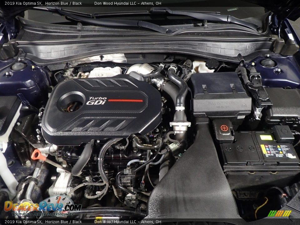 2019 Kia Optima SX Horizon Blue / Black Photo #10