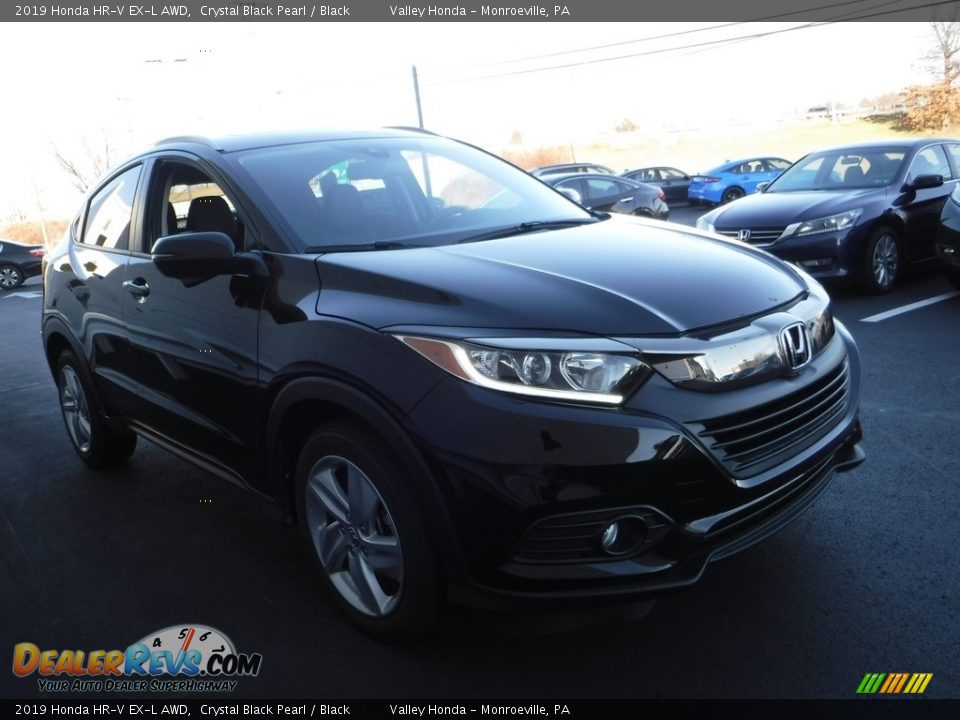 2019 Honda HR-V EX-L AWD Crystal Black Pearl / Black Photo #6