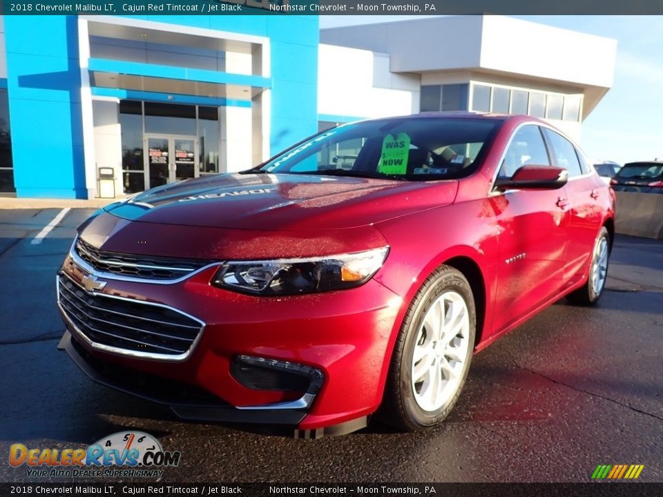 2018 Chevrolet Malibu LT Cajun Red Tintcoat / Jet Black Photo #2