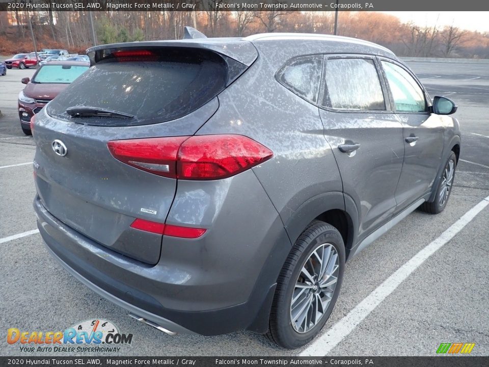 2020 Hyundai Tucson SEL AWD Magnetic Force Metallic / Gray Photo #4