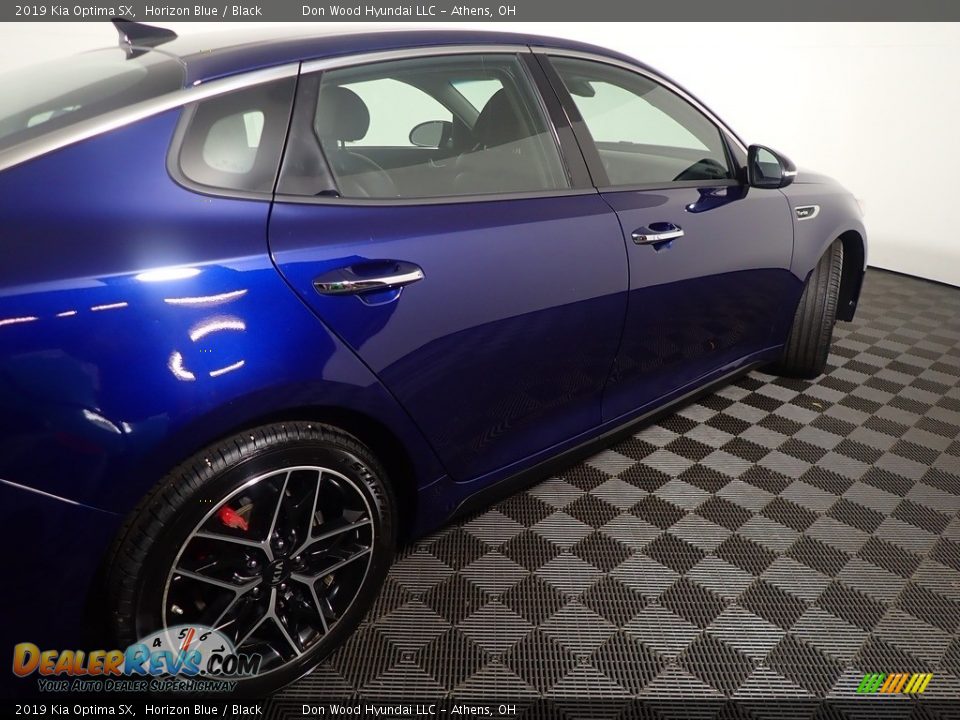 2019 Kia Optima SX Horizon Blue / Black Photo #22
