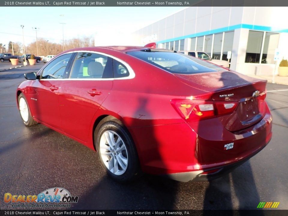 2018 Chevrolet Malibu LT Cajun Red Tintcoat / Jet Black Photo #4