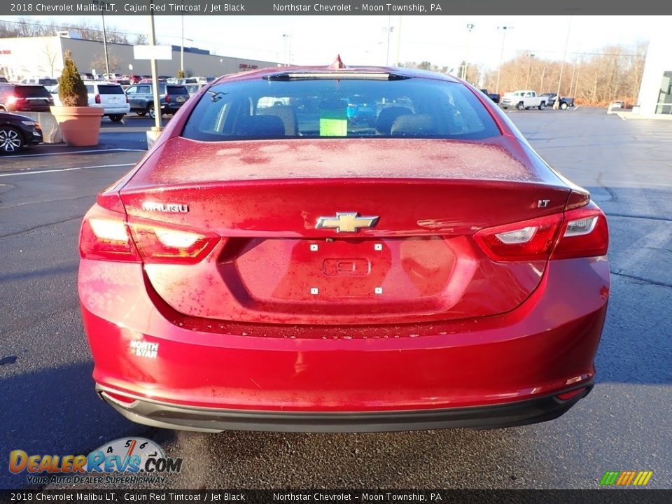 2018 Chevrolet Malibu LT Cajun Red Tintcoat / Jet Black Photo #6