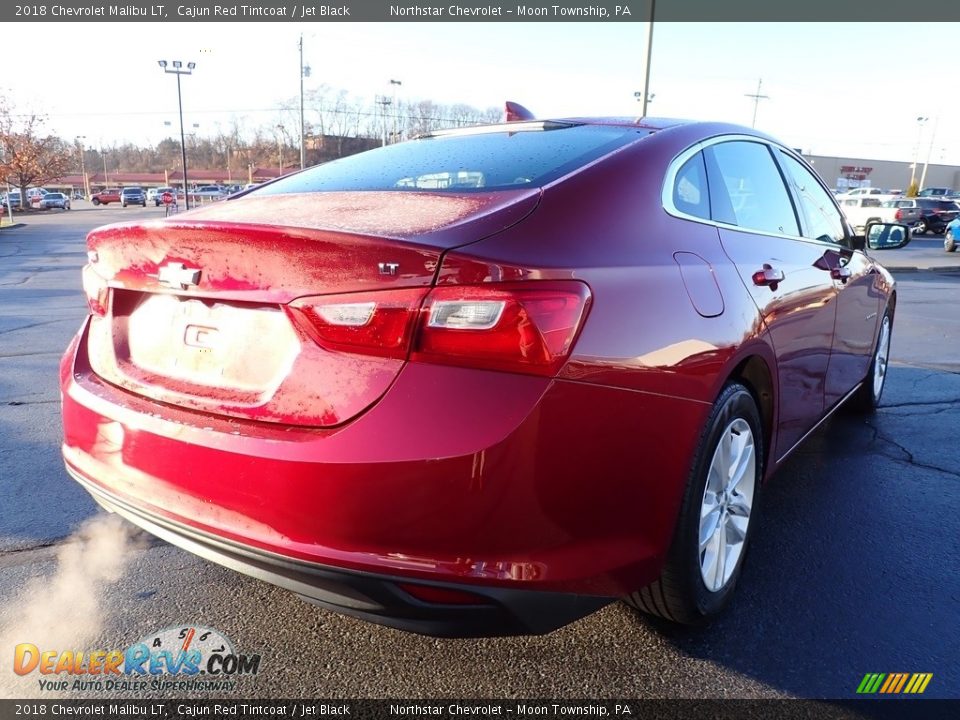 2018 Chevrolet Malibu LT Cajun Red Tintcoat / Jet Black Photo #8