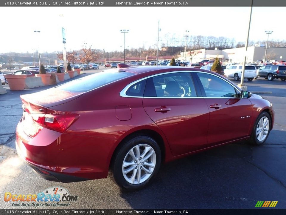 2018 Chevrolet Malibu LT Cajun Red Tintcoat / Jet Black Photo #9