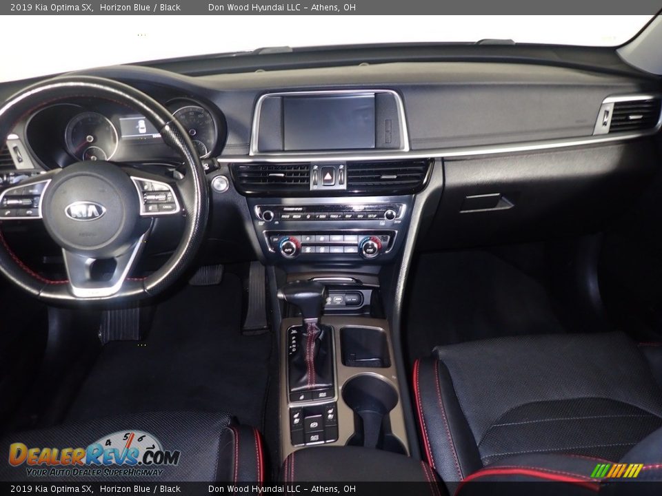 2019 Kia Optima SX Horizon Blue / Black Photo #28