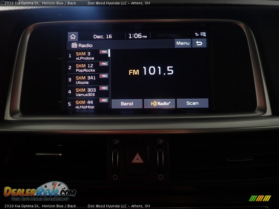 2019 Kia Optima SX Horizon Blue / Black Photo #29