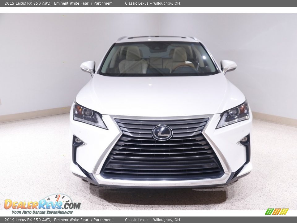 2019 Lexus RX 350 AWD Eminent White Pearl / Parchment Photo #2