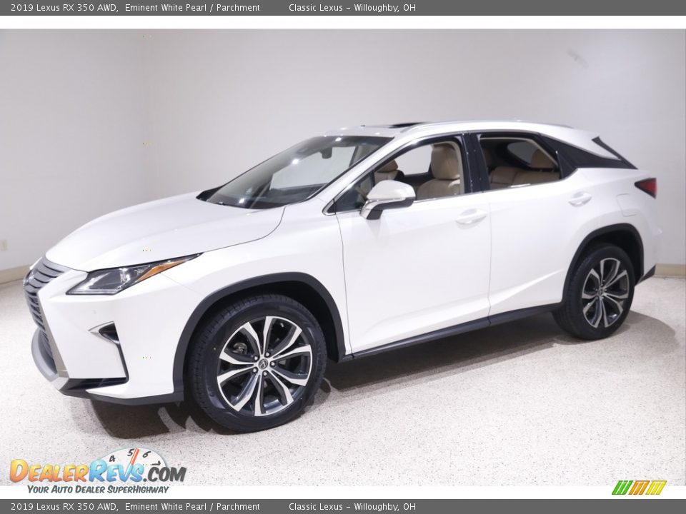 2019 Lexus RX 350 AWD Eminent White Pearl / Parchment Photo #3