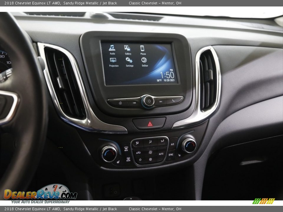 2018 Chevrolet Equinox LT AWD Sandy Ridge Metallic / Jet Black Photo #9