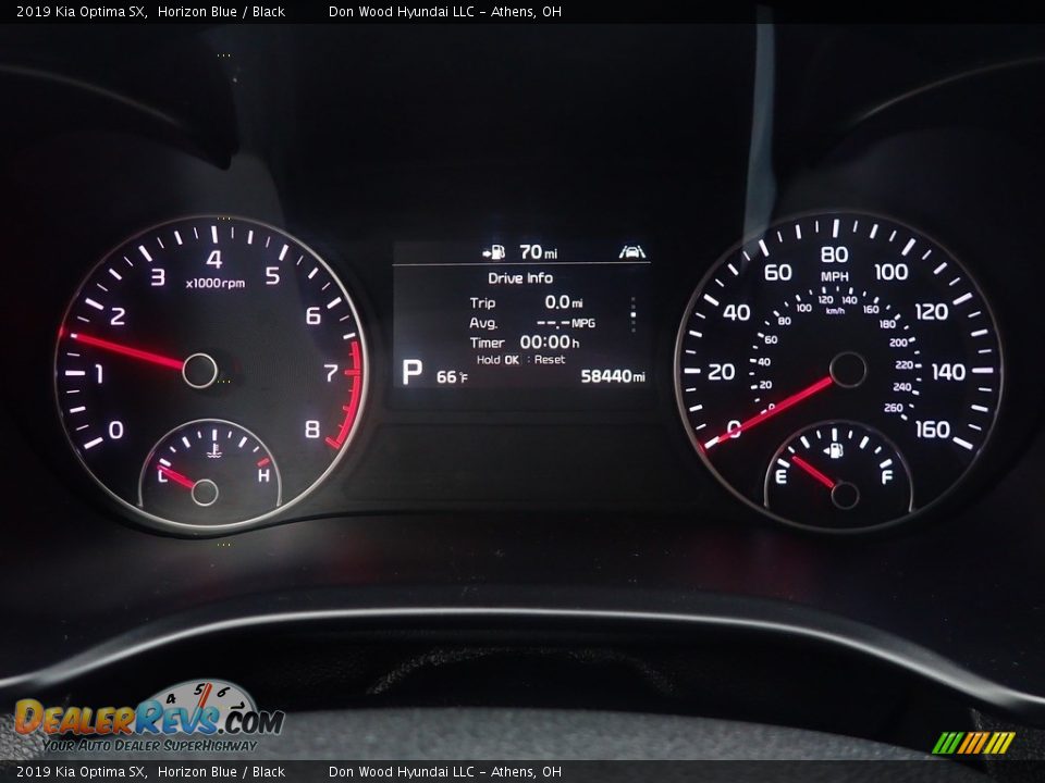 2019 Kia Optima SX Horizon Blue / Black Photo #31