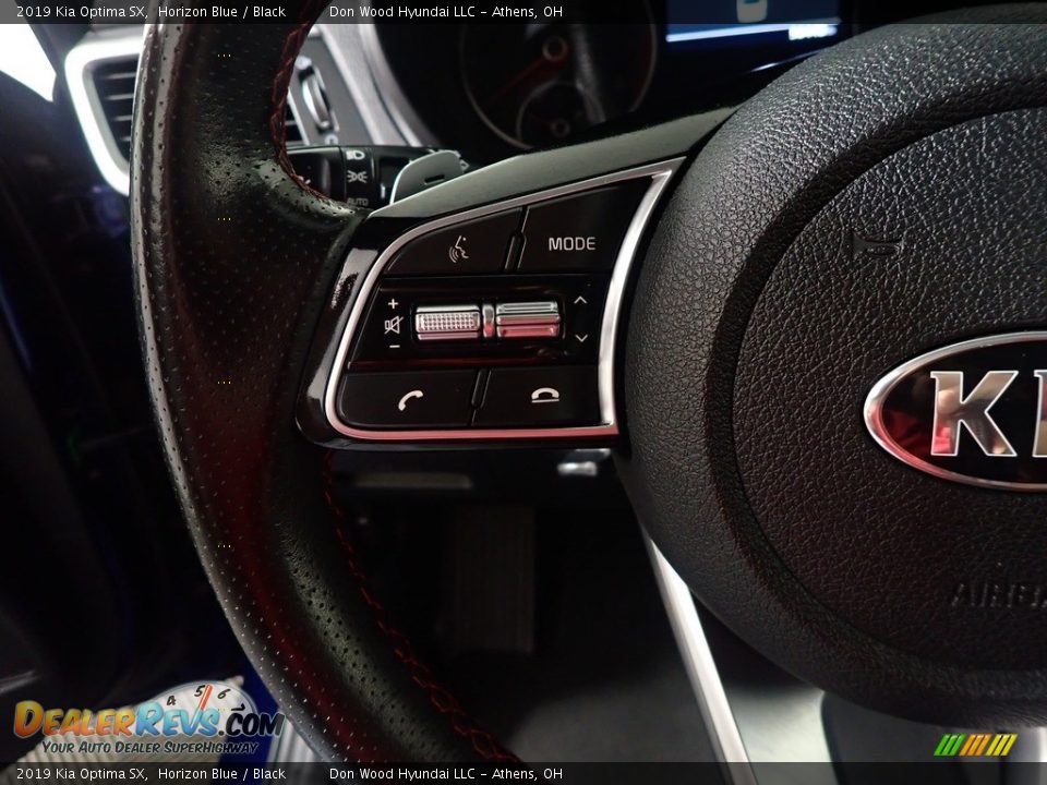 2019 Kia Optima SX Horizon Blue / Black Photo #32