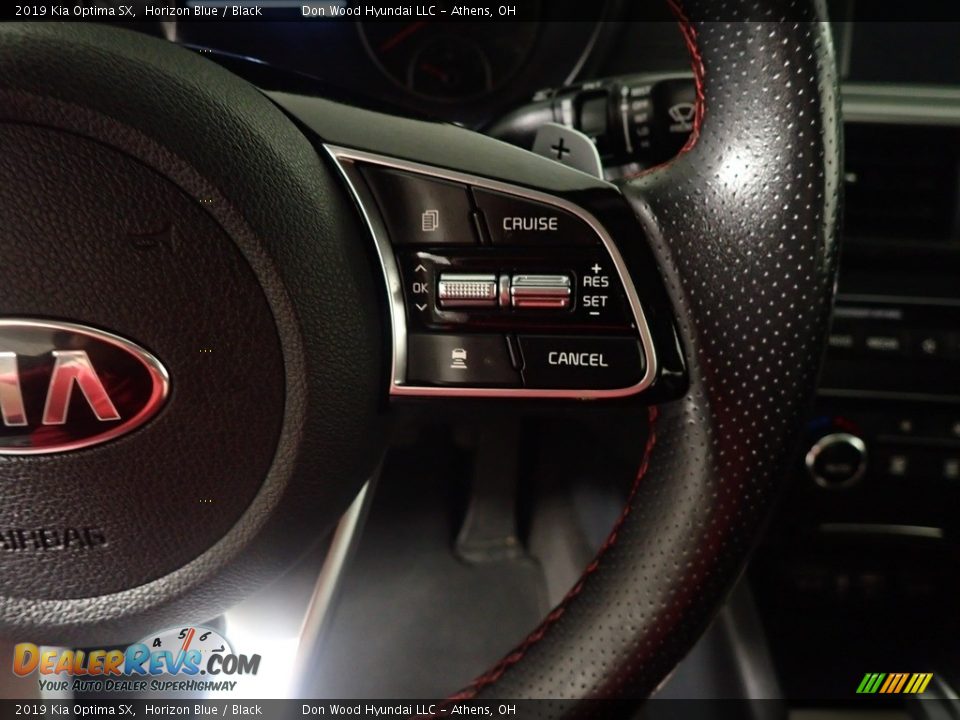 2019 Kia Optima SX Horizon Blue / Black Photo #33