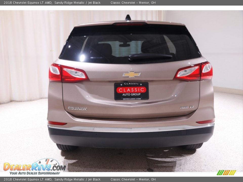 2018 Chevrolet Equinox LT AWD Sandy Ridge Metallic / Jet Black Photo #16