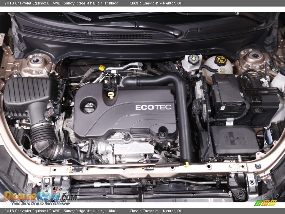 2018 Chevrolet Equinox LT AWD Sandy Ridge Metallic / Jet Black Photo #17