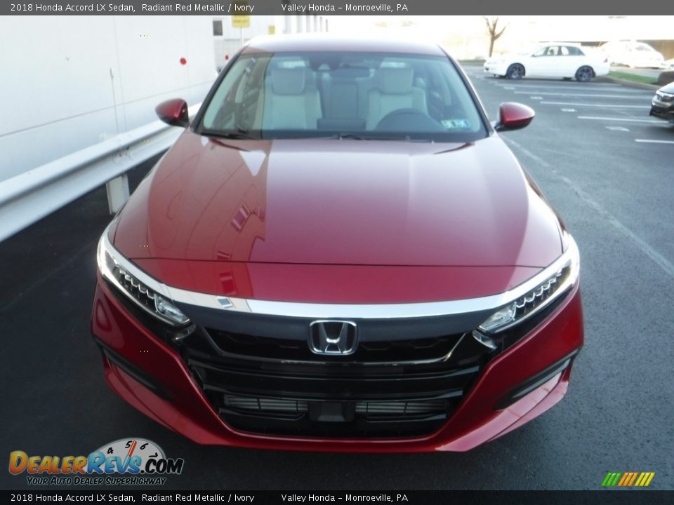 2018 Honda Accord LX Sedan Radiant Red Metallic / Ivory Photo #4