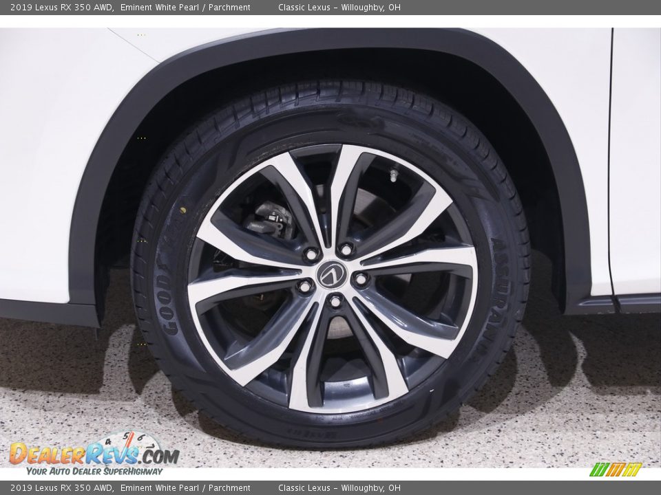 2019 Lexus RX 350 AWD Eminent White Pearl / Parchment Photo #21