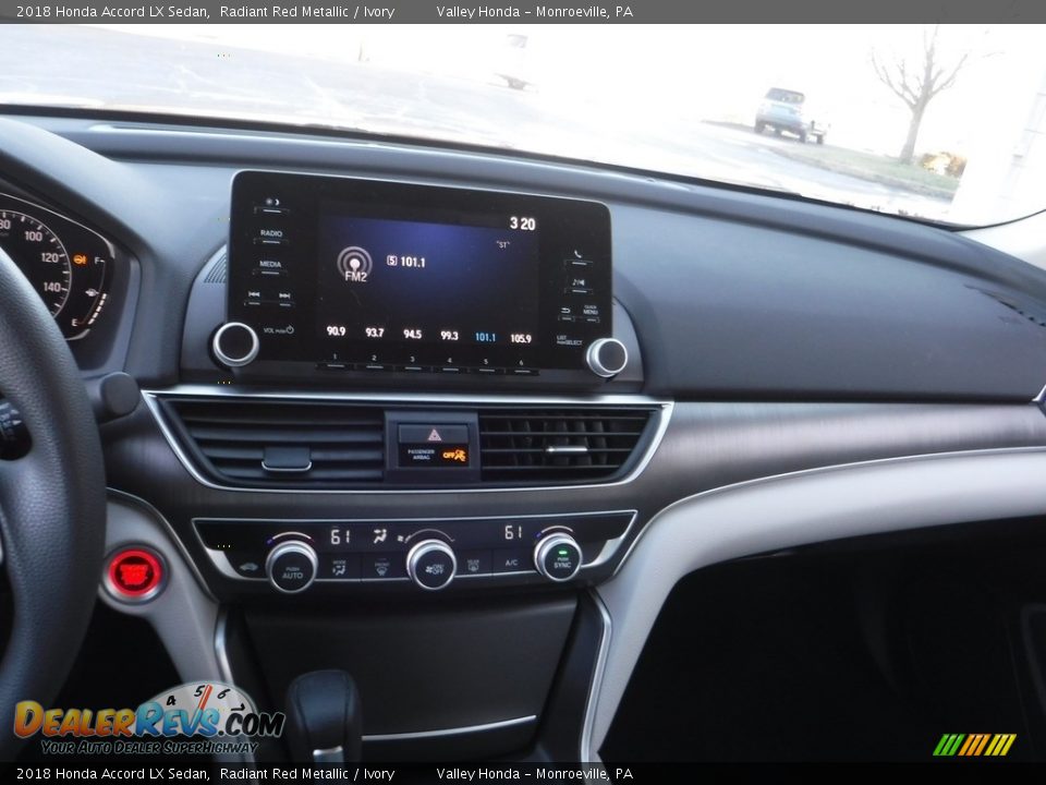 2018 Honda Accord LX Sedan Radiant Red Metallic / Ivory Photo #13