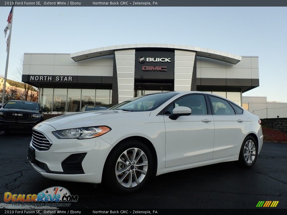 2019 Ford Fusion SE Oxford White / Ebony Photo #1