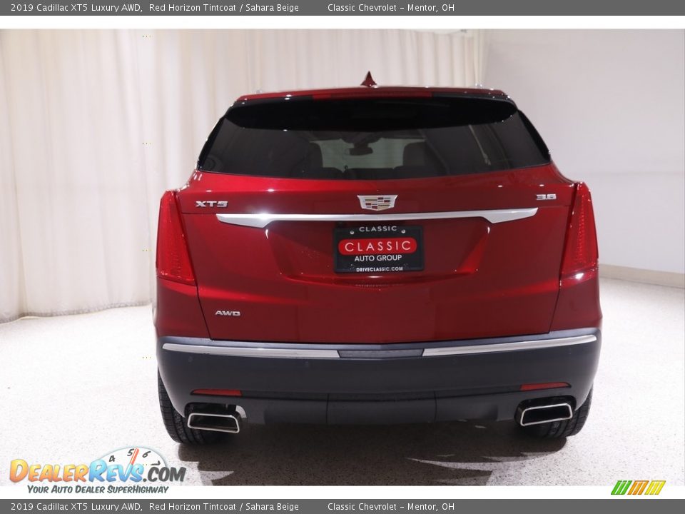 2019 Cadillac XT5 Luxury AWD Red Horizon Tintcoat / Sahara Beige Photo #19