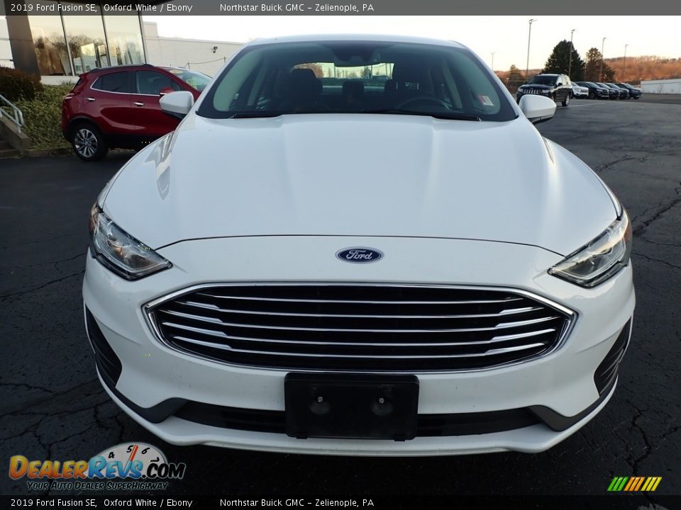 2019 Ford Fusion SE Oxford White / Ebony Photo #3