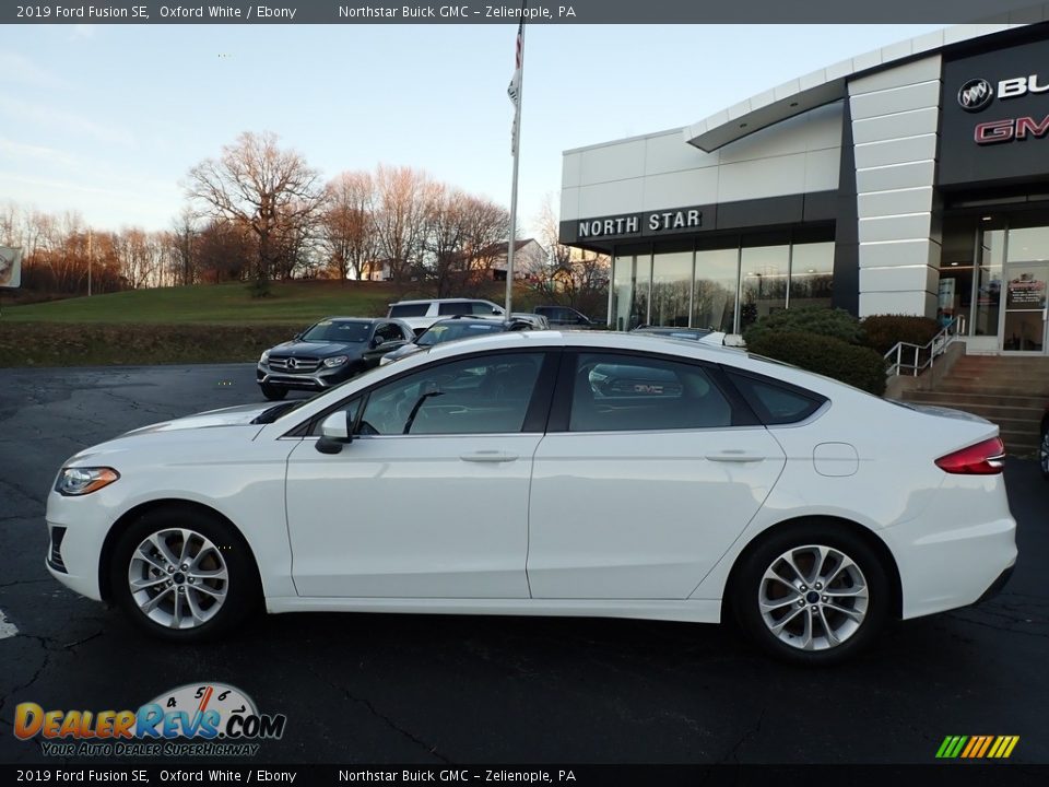 2019 Ford Fusion SE Oxford White / Ebony Photo #13