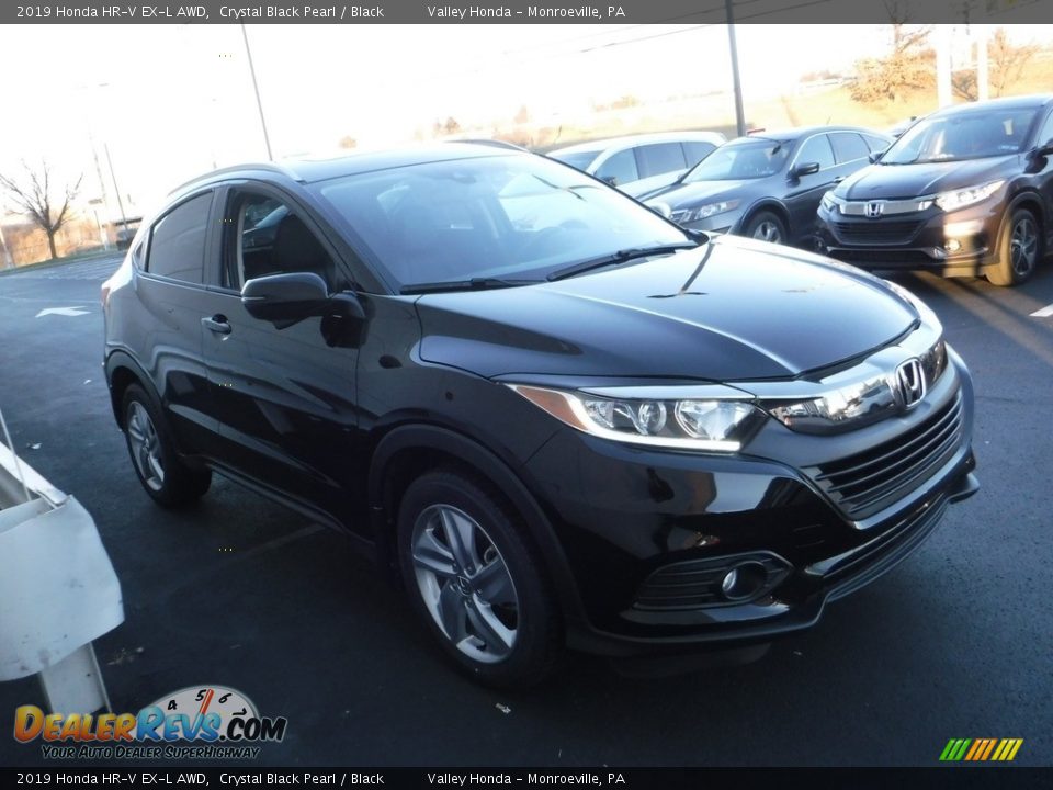 2019 Honda HR-V EX-L AWD Crystal Black Pearl / Black Photo #6