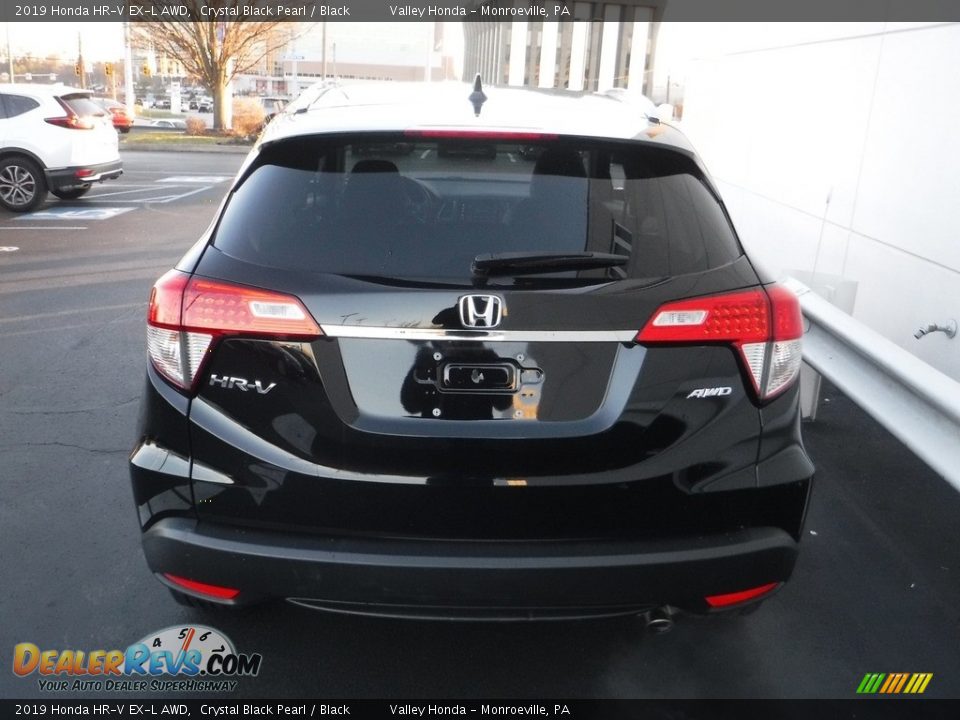 2019 Honda HR-V EX-L AWD Crystal Black Pearl / Black Photo #7