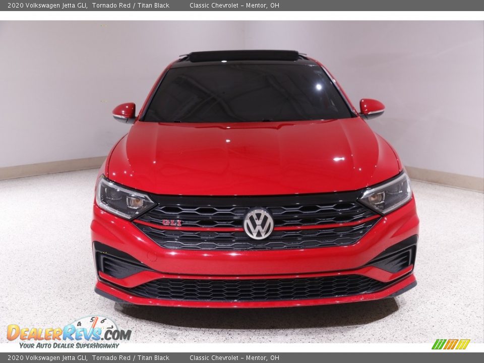 2020 Volkswagen Jetta GLI Tornado Red / Titan Black Photo #2