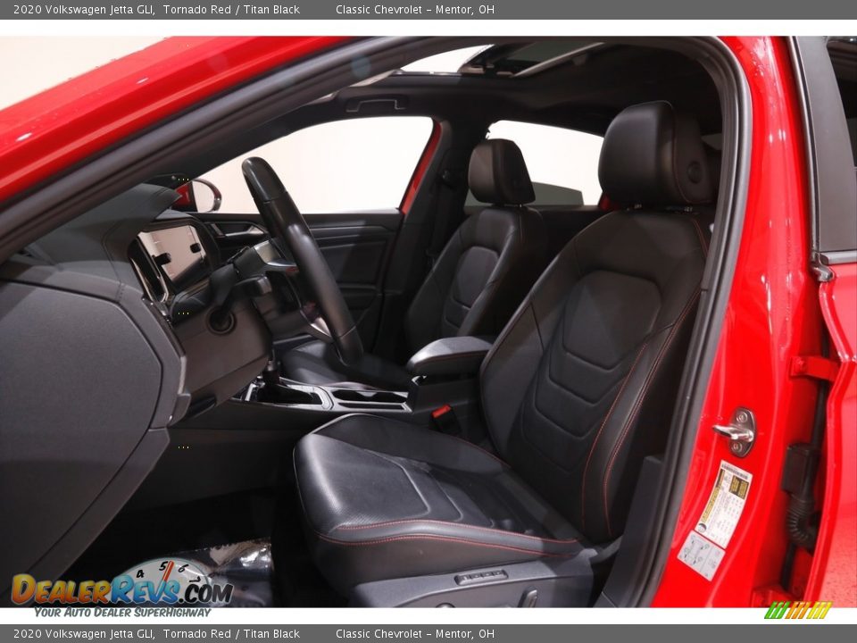 Titan Black Interior - 2020 Volkswagen Jetta GLI Photo #5