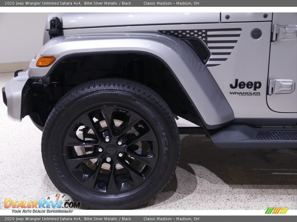2020 Jeep Wrangler Unlimited Sahara 4x4 Billet Silver Metallic / Black Photo #22