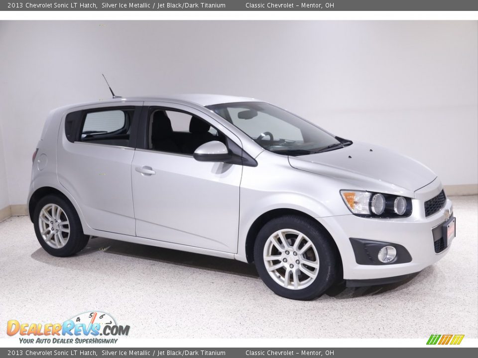 2013 Chevrolet Sonic LT Hatch Silver Ice Metallic / Jet Black/Dark Titanium Photo #1