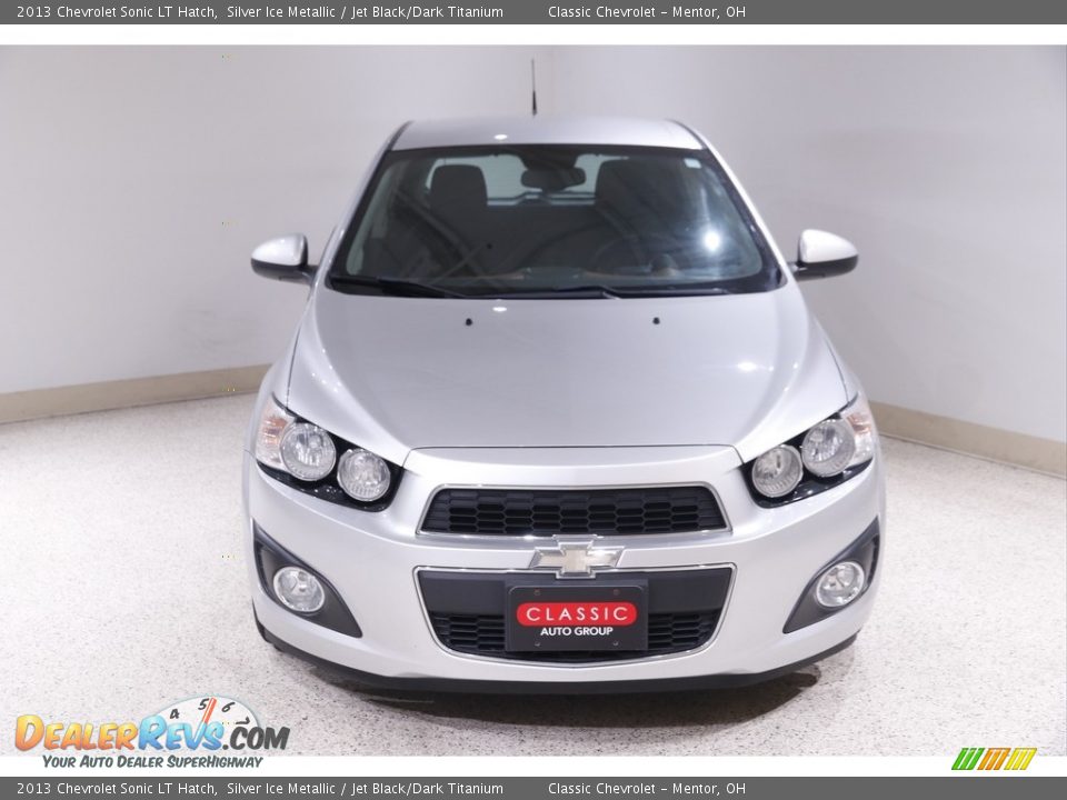 2013 Chevrolet Sonic LT Hatch Silver Ice Metallic / Jet Black/Dark Titanium Photo #2