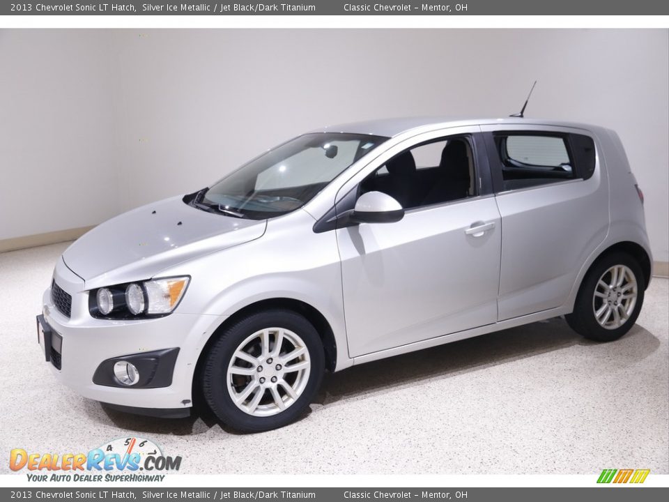 2013 Chevrolet Sonic LT Hatch Silver Ice Metallic / Jet Black/Dark Titanium Photo #3