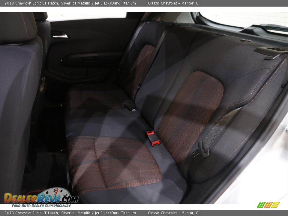 2013 Chevrolet Sonic LT Hatch Silver Ice Metallic / Jet Black/Dark Titanium Photo #14