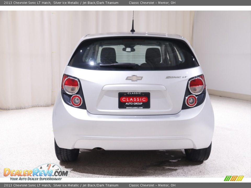 2013 Chevrolet Sonic LT Hatch Silver Ice Metallic / Jet Black/Dark Titanium Photo #15