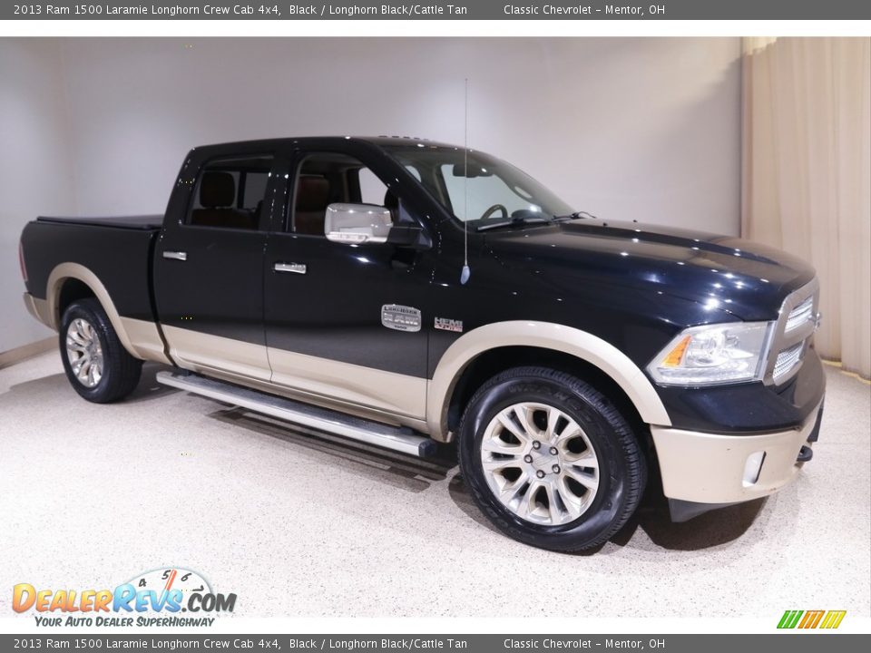 Front 3/4 View of 2013 Ram 1500 Laramie Longhorn Crew Cab 4x4 Photo #1