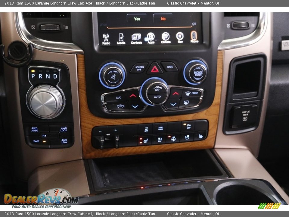 Controls of 2013 Ram 1500 Laramie Longhorn Crew Cab 4x4 Photo #15