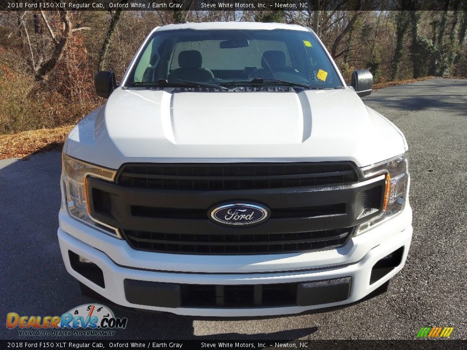 2018 Ford F150 XLT Regular Cab Oxford White / Earth Gray Photo #4