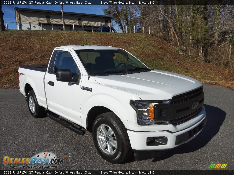 Front 3/4 View of 2018 Ford F150 XLT Regular Cab Photo #6