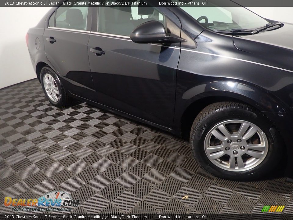 2013 Chevrolet Sonic LT Sedan Black Granite Metallic / Jet Black/Dark Titanium Photo #3