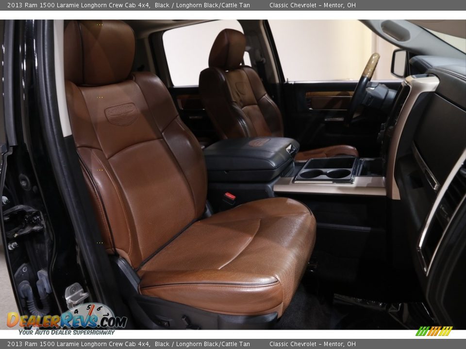 Front Seat of 2013 Ram 1500 Laramie Longhorn Crew Cab 4x4 Photo #20