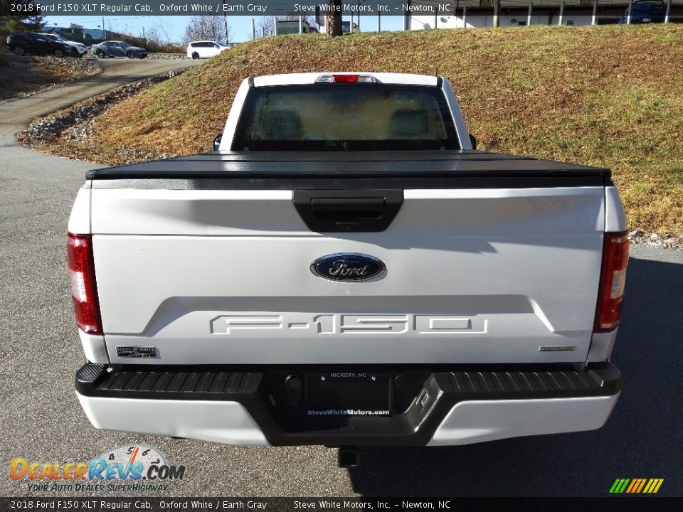 2018 Ford F150 XLT Regular Cab Oxford White / Earth Gray Photo #9