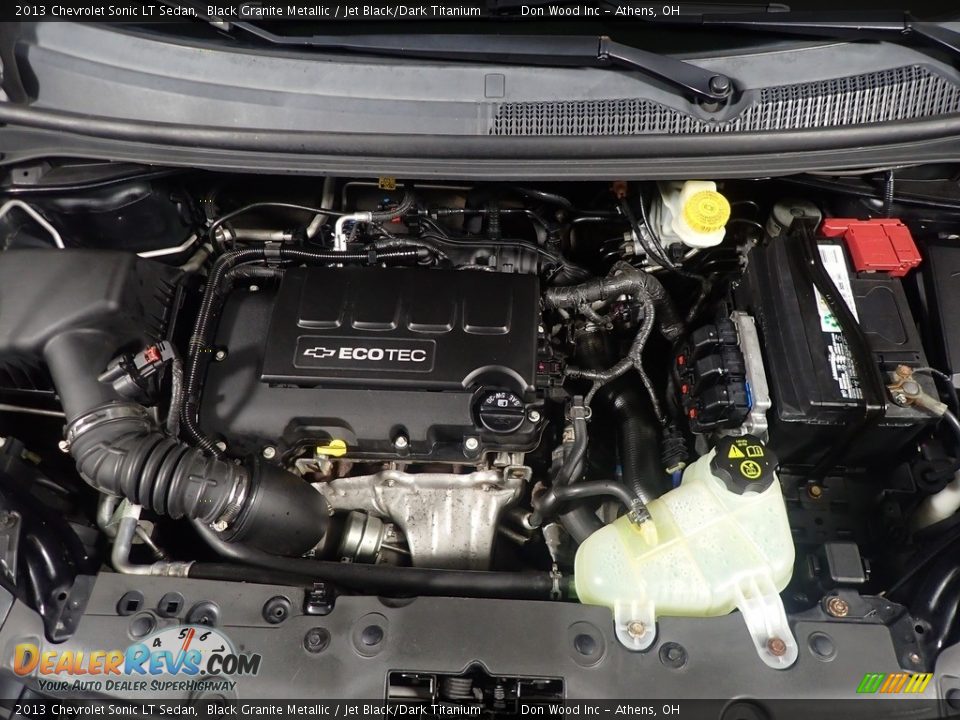 2013 Chevrolet Sonic LT Sedan Black Granite Metallic / Jet Black/Dark Titanium Photo #6