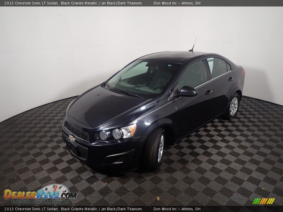 2013 Chevrolet Sonic LT Sedan Black Granite Metallic / Jet Black/Dark Titanium Photo #8